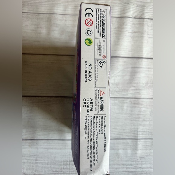 NWOT KKones Water Doodle Mat Set | Magic Drawing Pad 35”x24” w/ Pens & Stencils - Picture 4 of 7